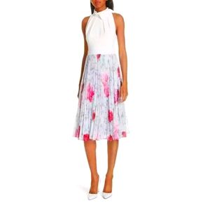 Ted Baker Cornala Babylon Pleated Skirt Dress